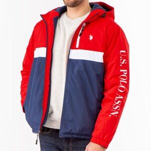 Polo Signature Tri Color Windbreaker